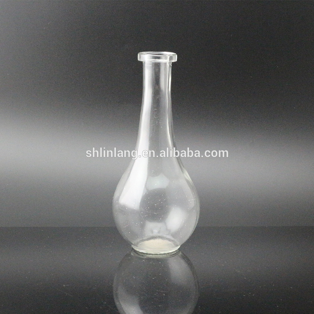 Factory best selling Glass Beverage Bottles - Classical glass vase for decoration – Linlang