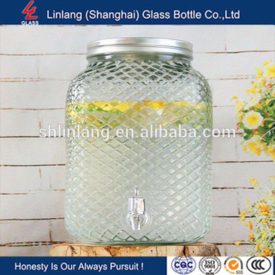 Linlang محصولات شیشه ای گرم استقبال، نمک و فلفل شیکر عمده فروشی کوزه دهن گشاد