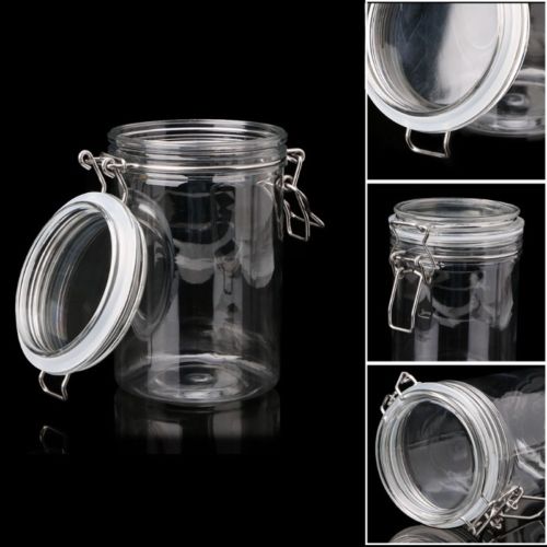 Small Medium Large Round 150ml Clip Top Glass Jar For Honey Preserve Chutney Pickles