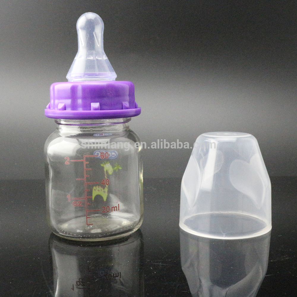 Shanghai Linlang Best selling OEM glassware factory glass feeding bottle with temperature display