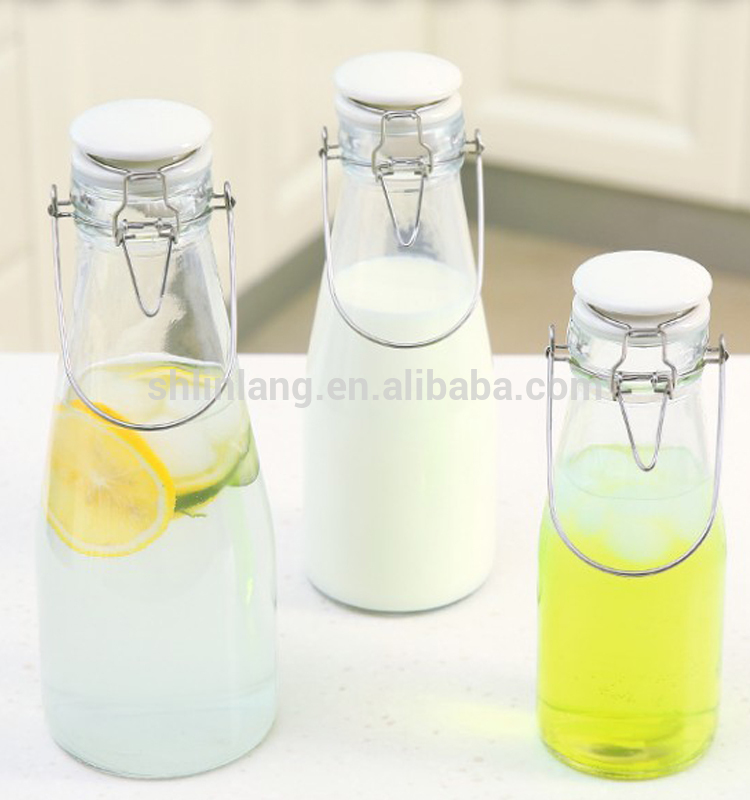 Cheap price Empty Olive Oil Glass Bottle - swing top glass bottle 500 ml 750ml 1000ml – Linlang