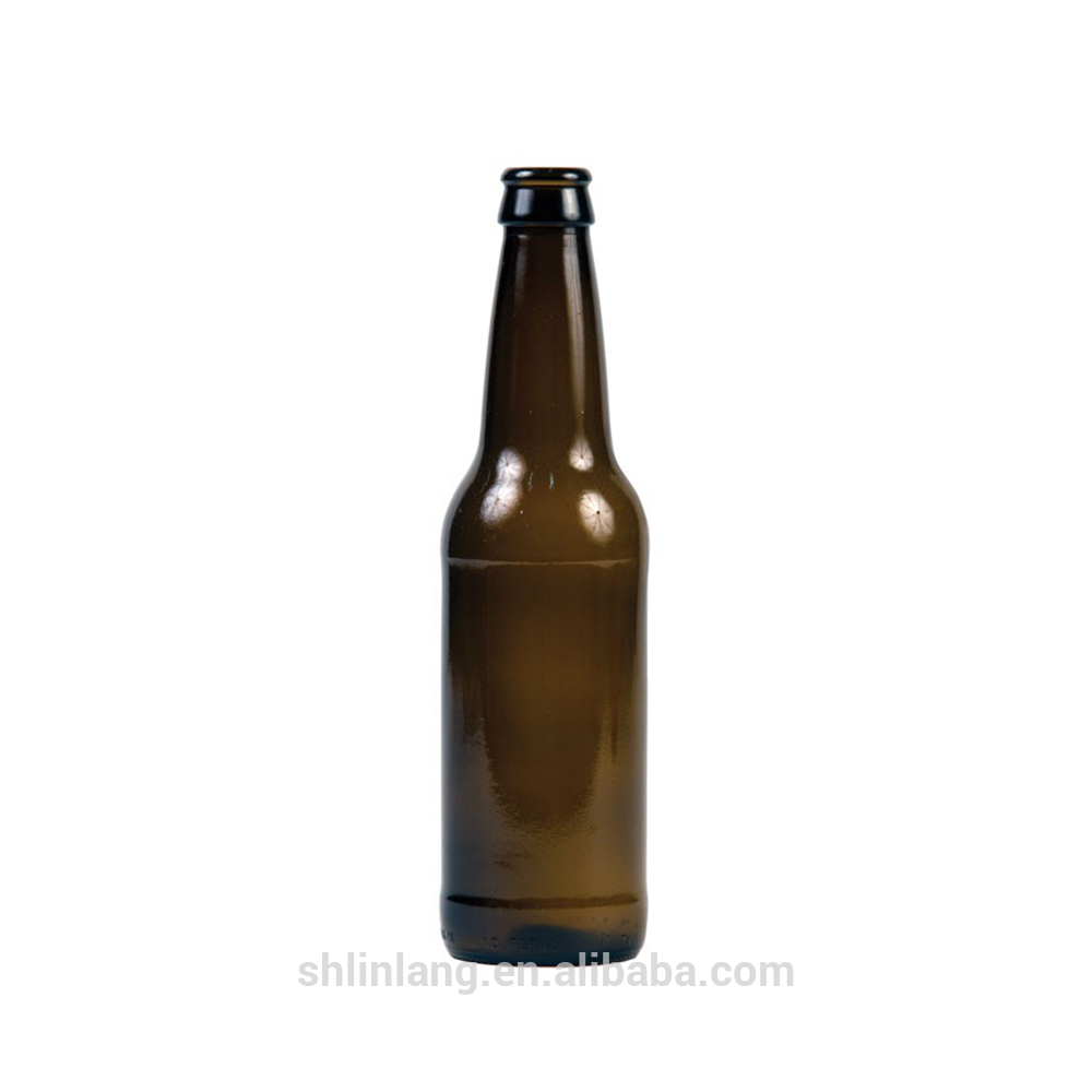 संघाई linlang लागत प्रभावी विविधता सामूहिक मात्रा 330ml को बियर गिलास बोतल