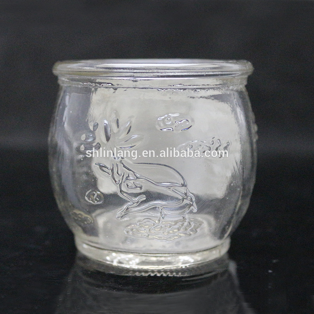 Wholesale wedding table decoration engraved votive glass candle holder