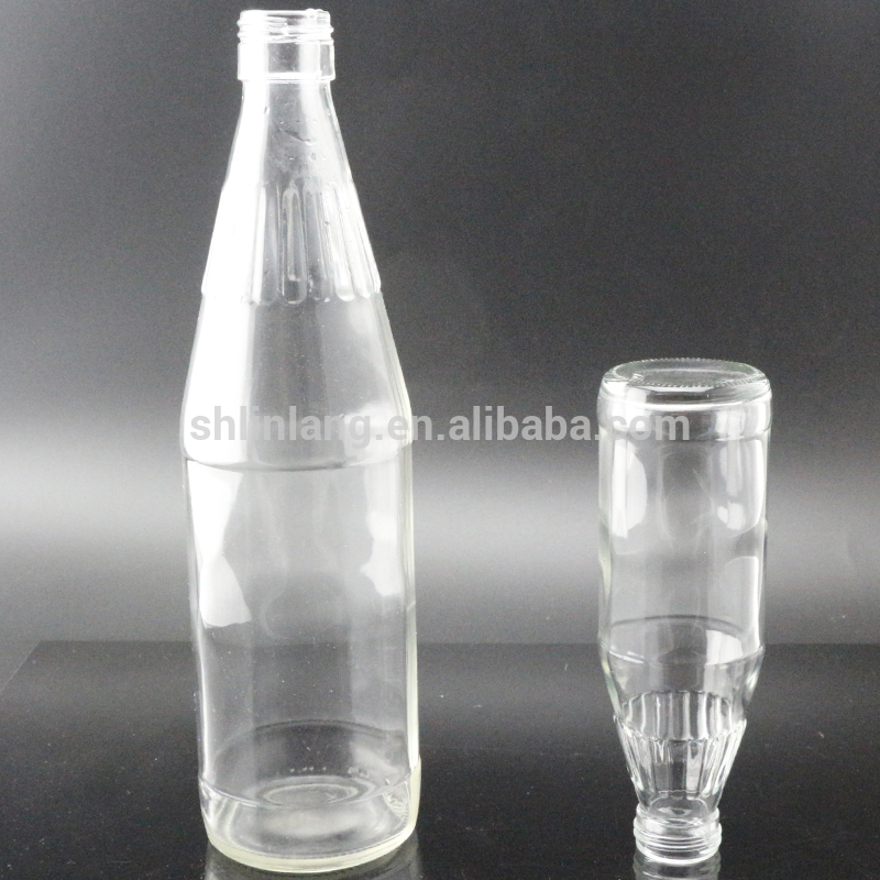 200ml and 680ml custom made drinking bottle glass bottle for beverage