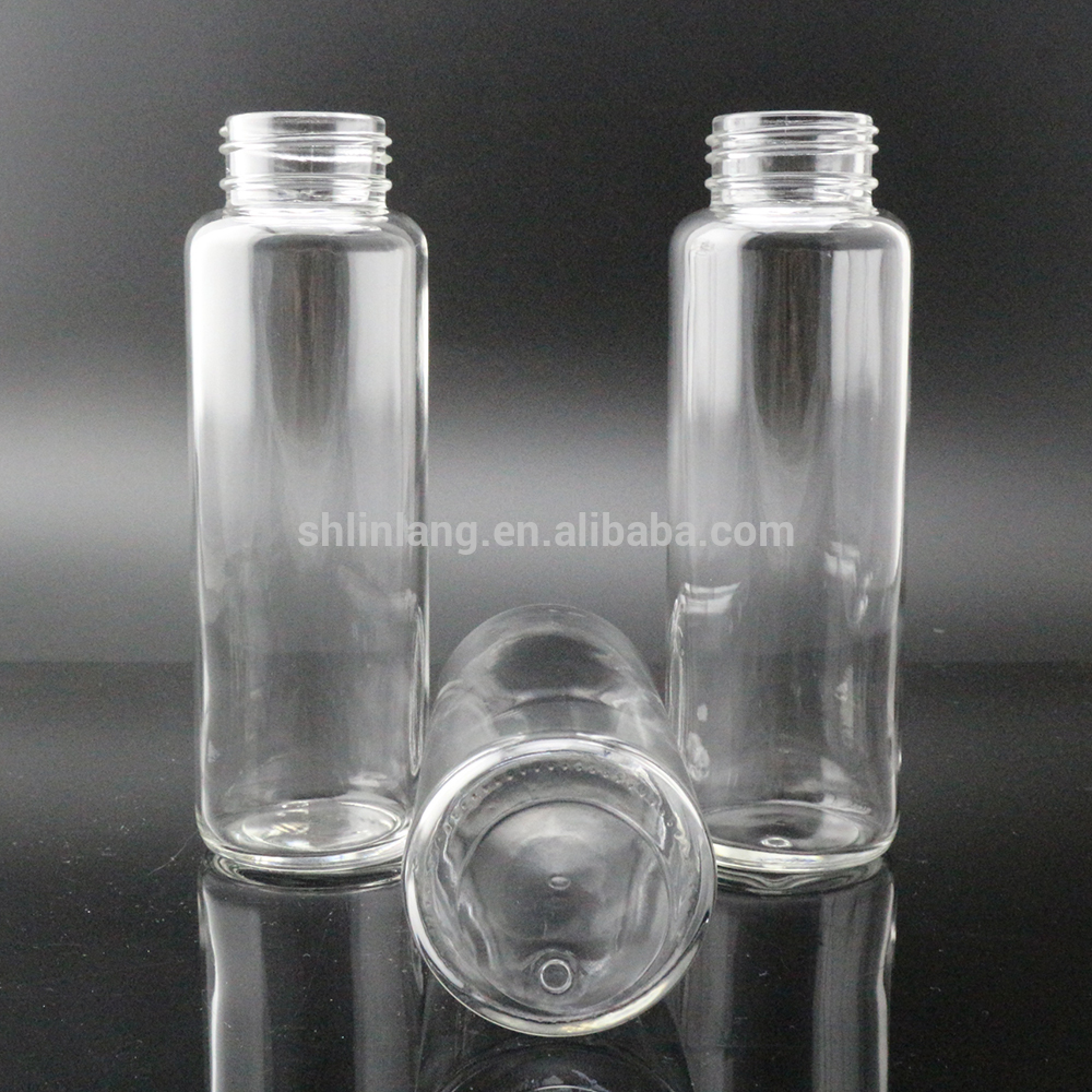 Shanghai Linlang anti colic glass baby High Borosilicate milk bottle