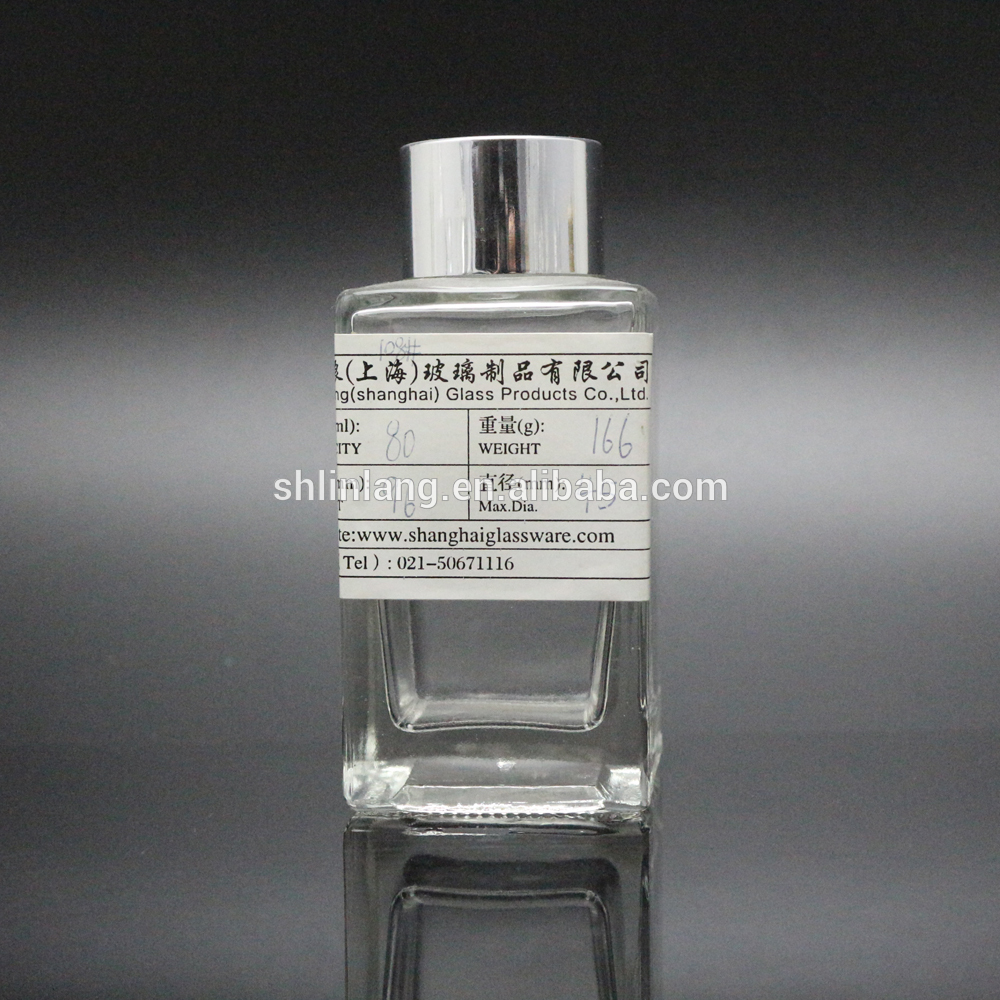 shanghai Linlang Factory Direct gros vide Nouvelle arrivée Parfum Arôme Reed Room Fragrance Diffuseur Bouteille en verre