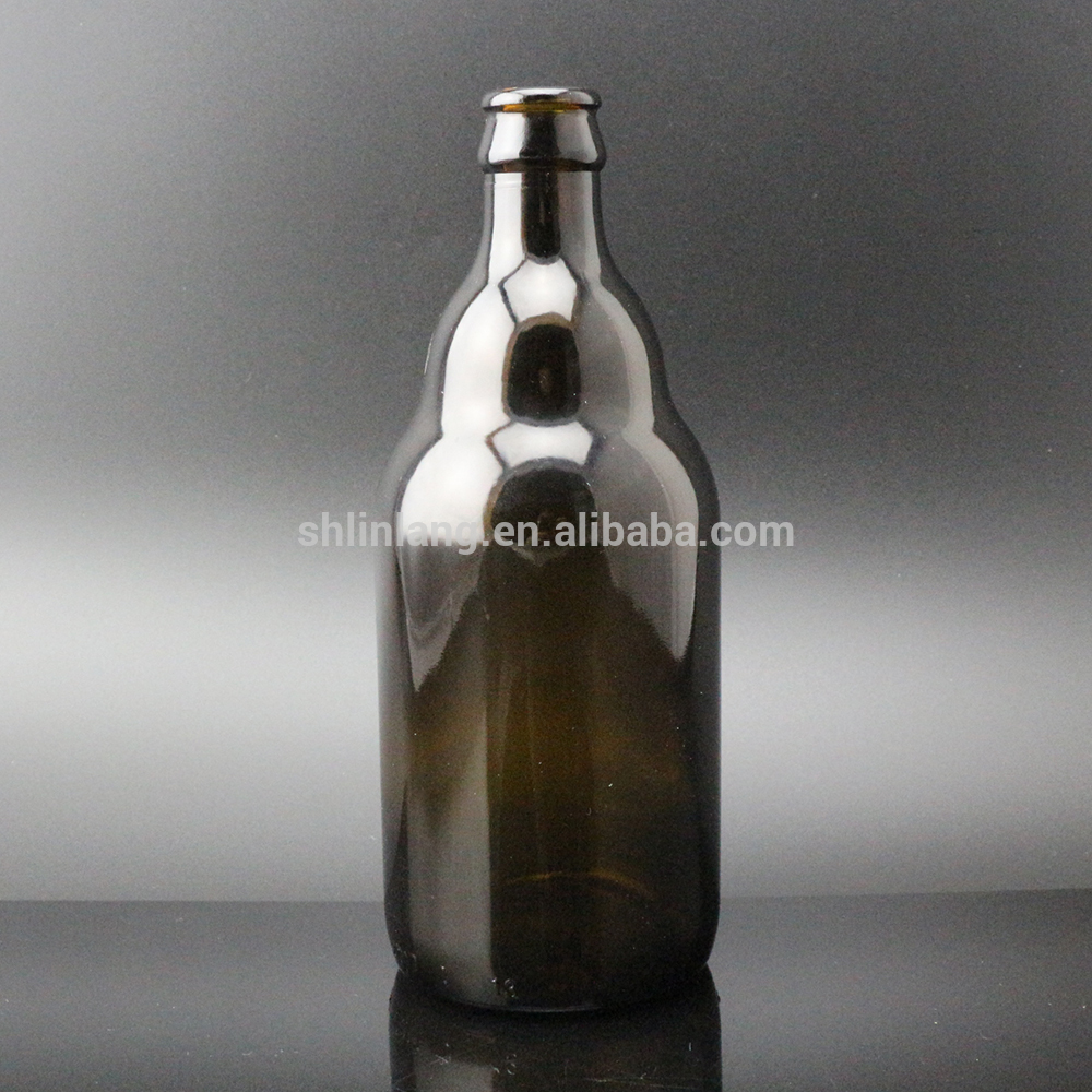 Shanghai Linlang wholesale amber 12oz 16oz craft beer bottle