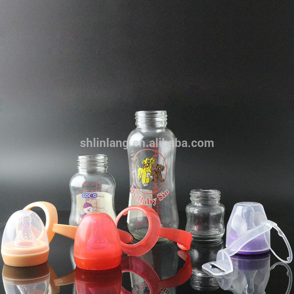 Shanghai Linlang new glass baby products bottle baby feeding bottle sets