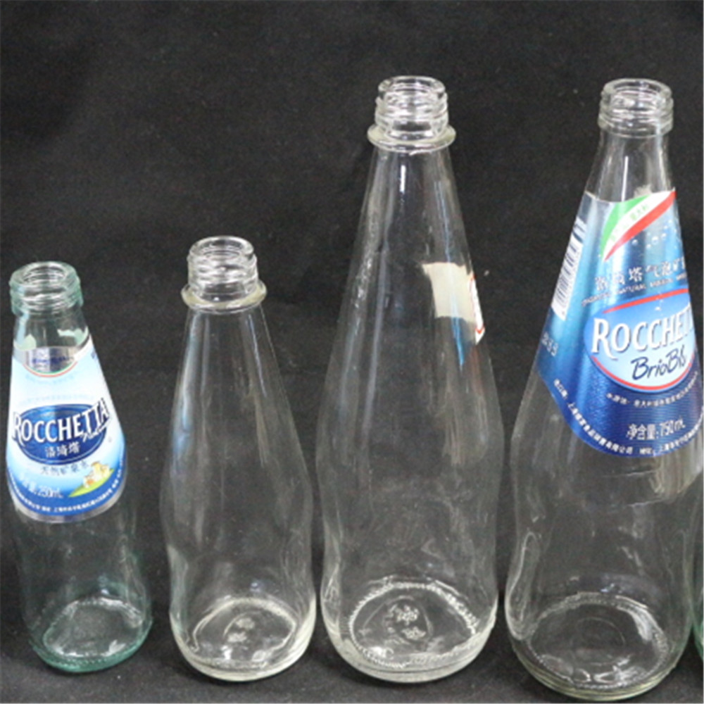 Linlang godt salg glasprodukter koboltblåt glas vandflaske