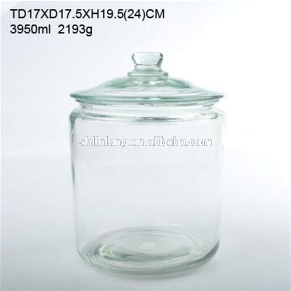 Bottom price Empty Mini Glass Liquor Bottle - Linlang large storage jars – Linlang