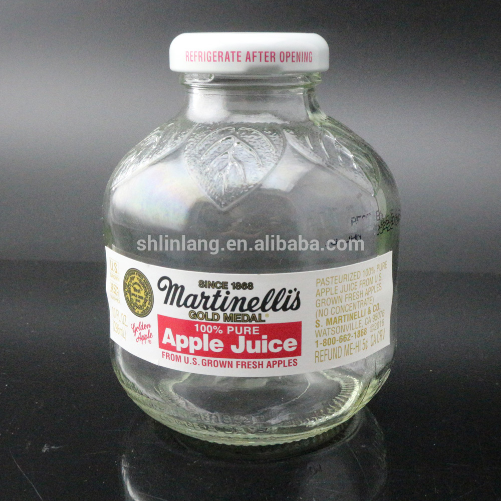 Good Quality Dropper Bottle Plastic - 10oz vinegar bottle with embossed logo on the bottle neck – Linlang