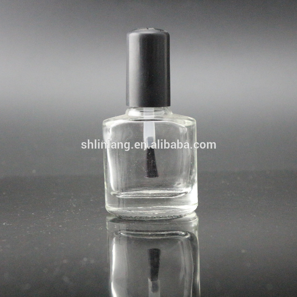 Wholesale Price Glass Milk Bottles With Plastic Lids - shanghai linlang custom made square shape empty glass nail polish bottles 8ml 10ml 11ml 14ml 15ml – Linlang