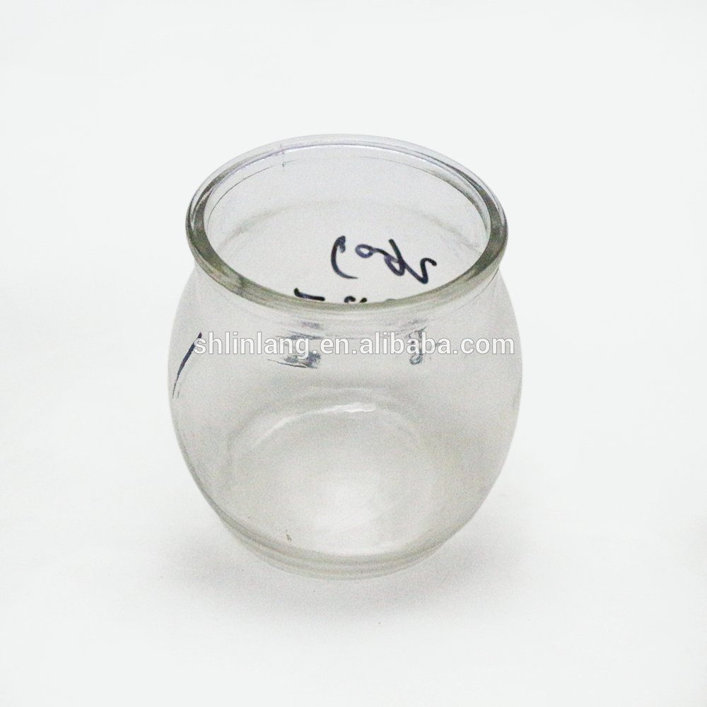 round glass candle jars glass candle holders for decoration