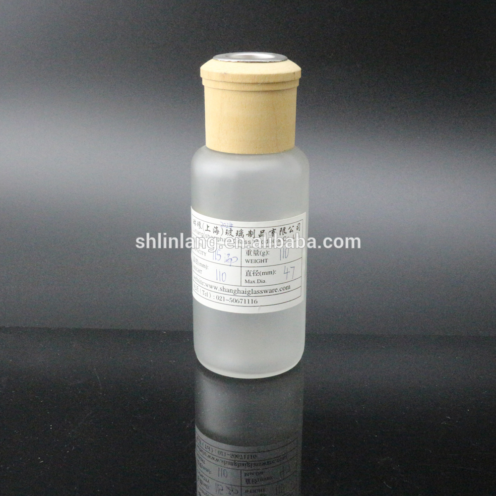 shanghai linlang Decorative Reed Diffuser Bottle Glass With Bartop Cork