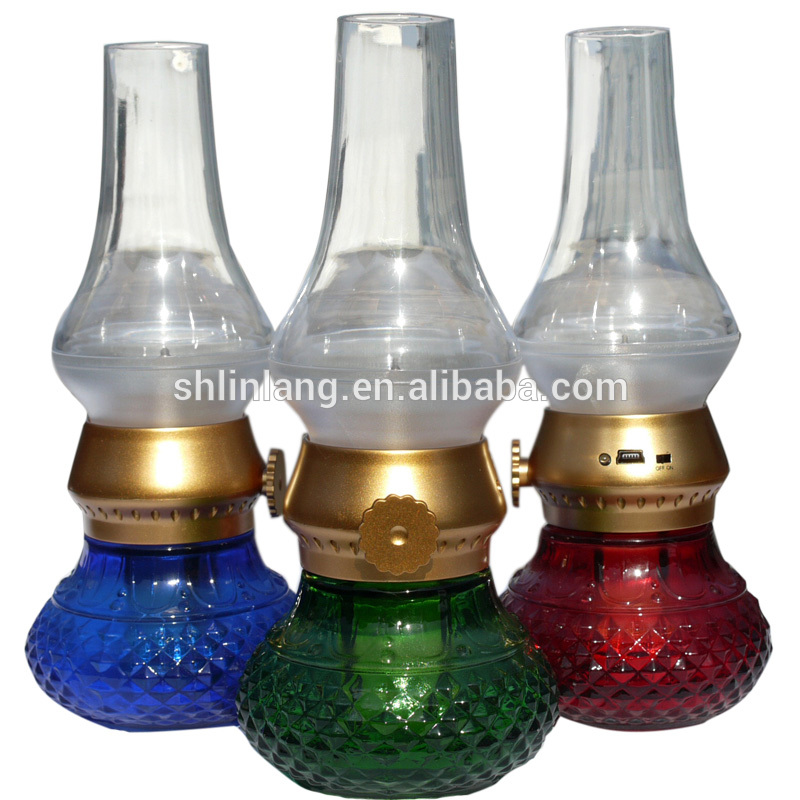New traditional glass oil lamp