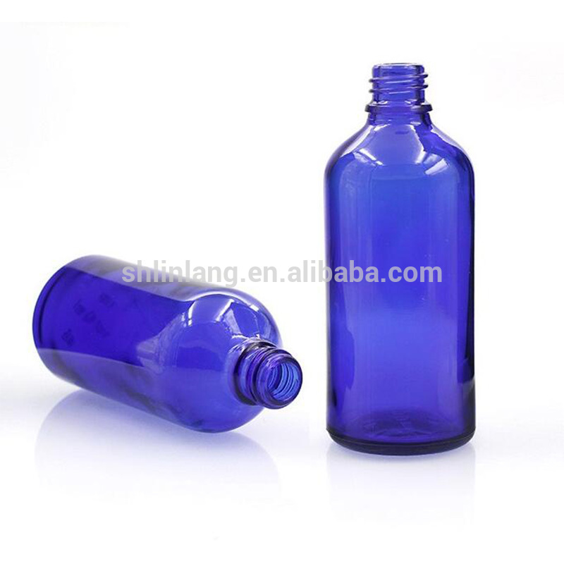 Special Design for Glass Milk Bottle 1l - Personal care industry cosmetic use jar with screw dropper 100ml 50ml 30ml 20ml 15ml 10ml 5ml amber glass essential oil bottle – Linlang