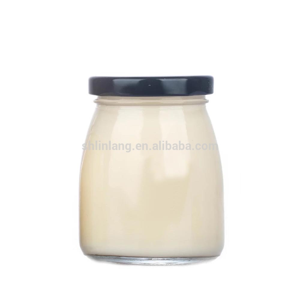 Shanghai linlang In stock milk yogurt juice dessert glass pudding cup