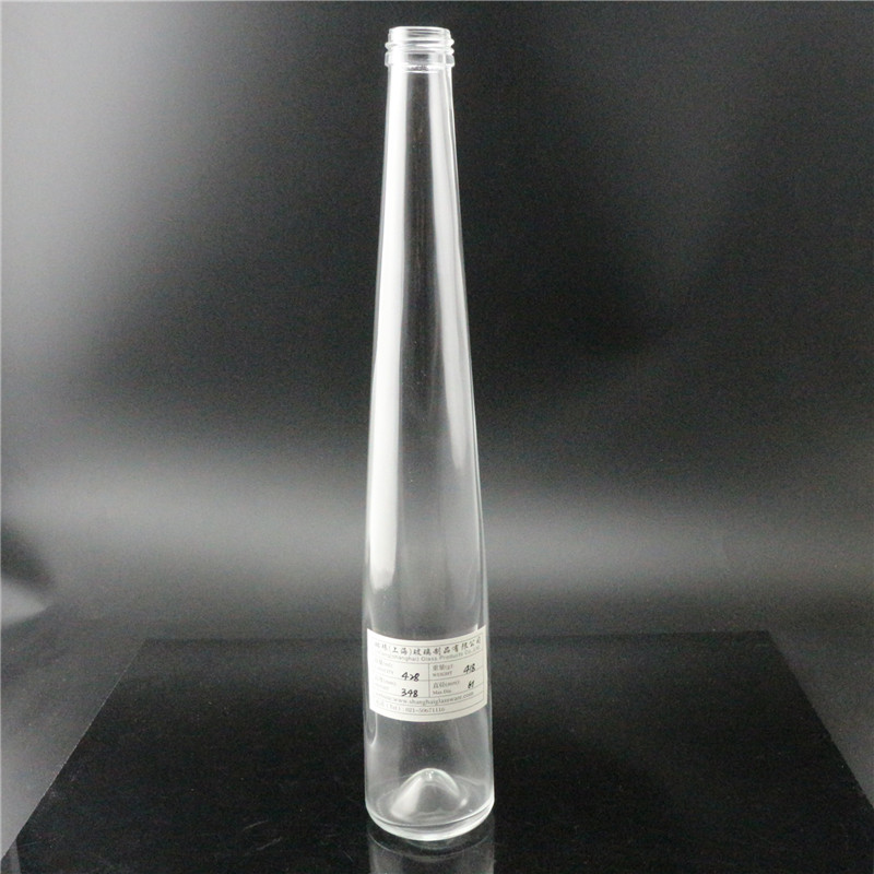 Linlang factory new design custom glass water bottle 400ml
