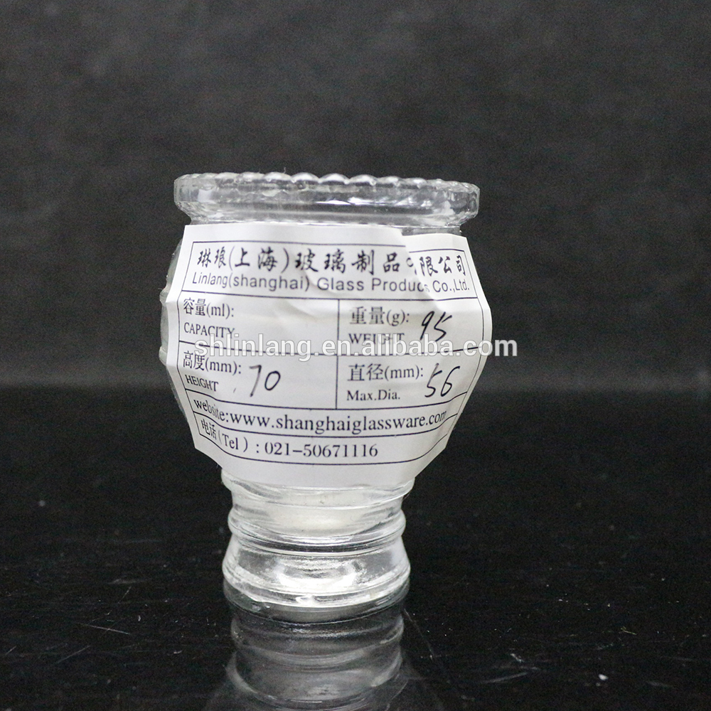 OEM Customized Mini Liquor Bottles - new design goblet shaped glass candle holder – Linlang