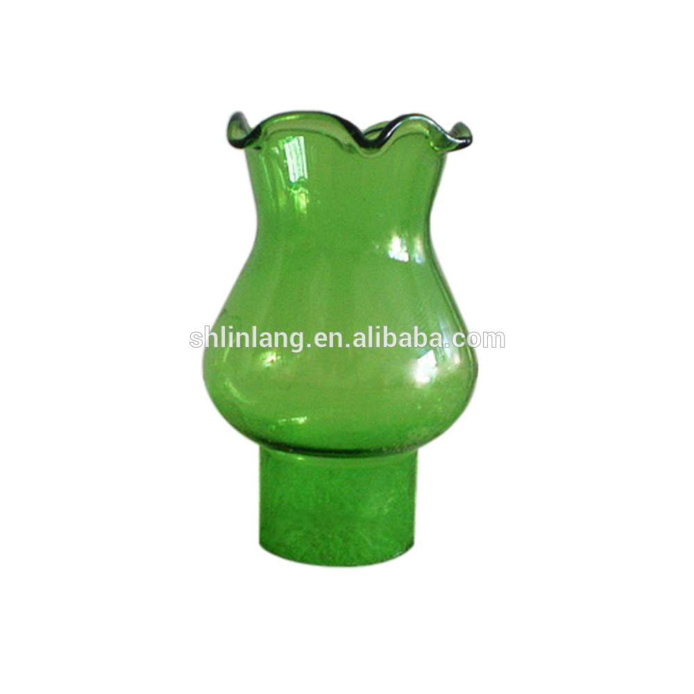 Classical Colored Green glass oil lamp