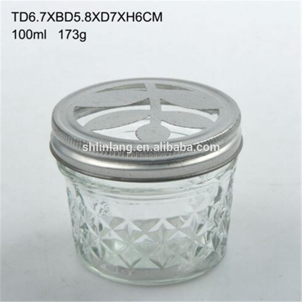 2017 Latest Design 30ml Frosted Clear Rectangular Glass Bottle - Linlang new design large jar – Linlang