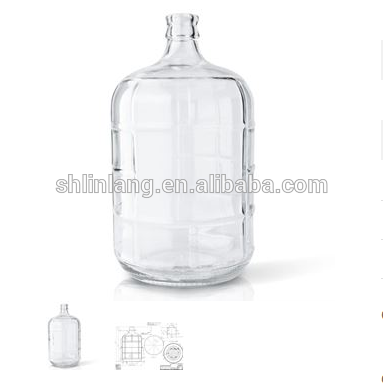 China Supplier 3 galon 5 galon malaking glass jar 6 galon round glass carboy