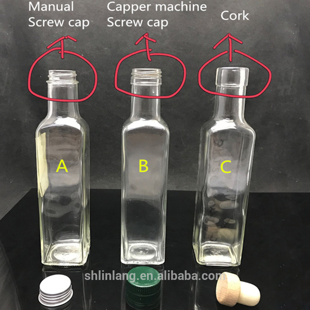 Discountable price Plastic Pilfer Proof Cap - Shanghai linlang Super flint material small glass bottles for olive oil – Linlang