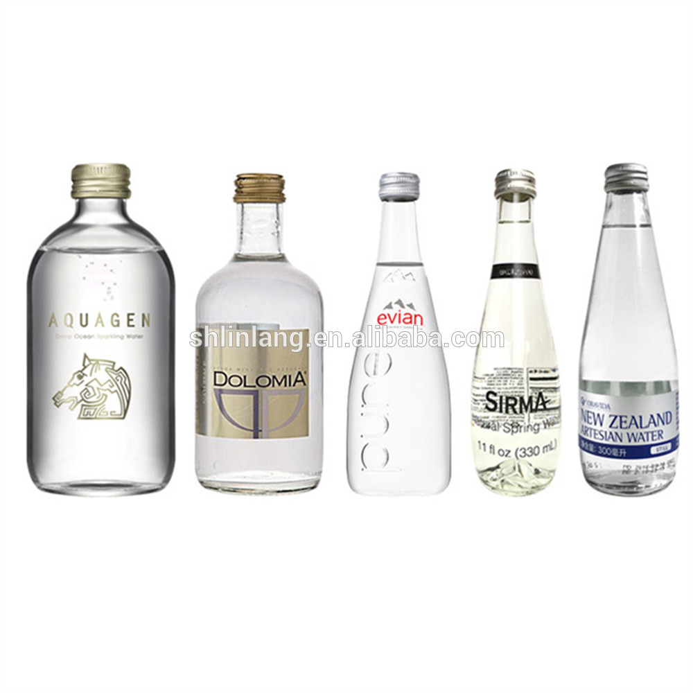 Linlang گرم محصولات فروش شیشه ای طراحی بطری آب معدنی