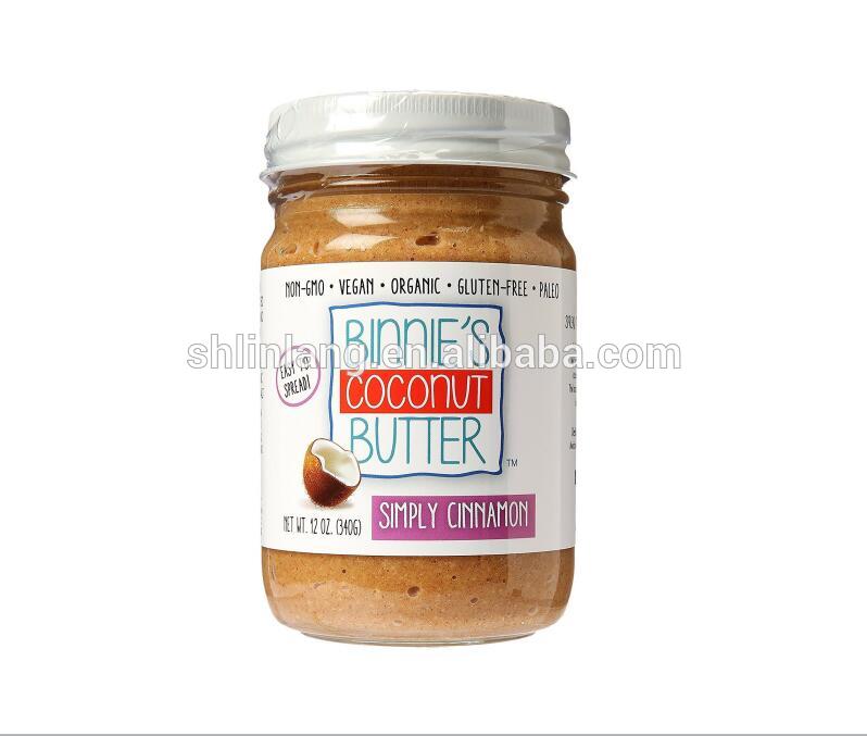 Linlang hot welcomed glass products,peanut butter bottle