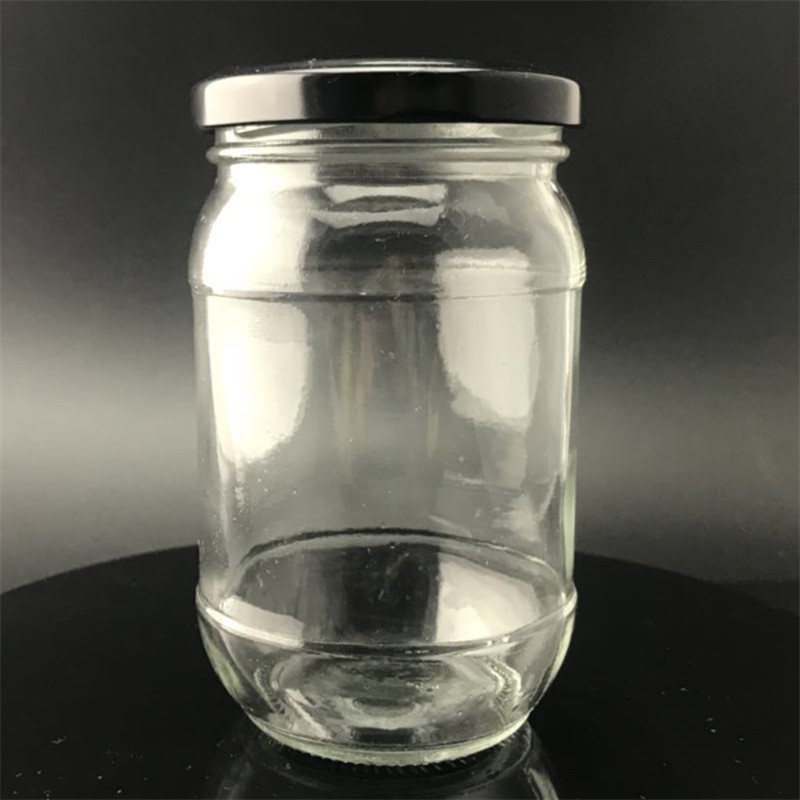 Linlang Shanghai Factory Direct sale mason jar with black lid