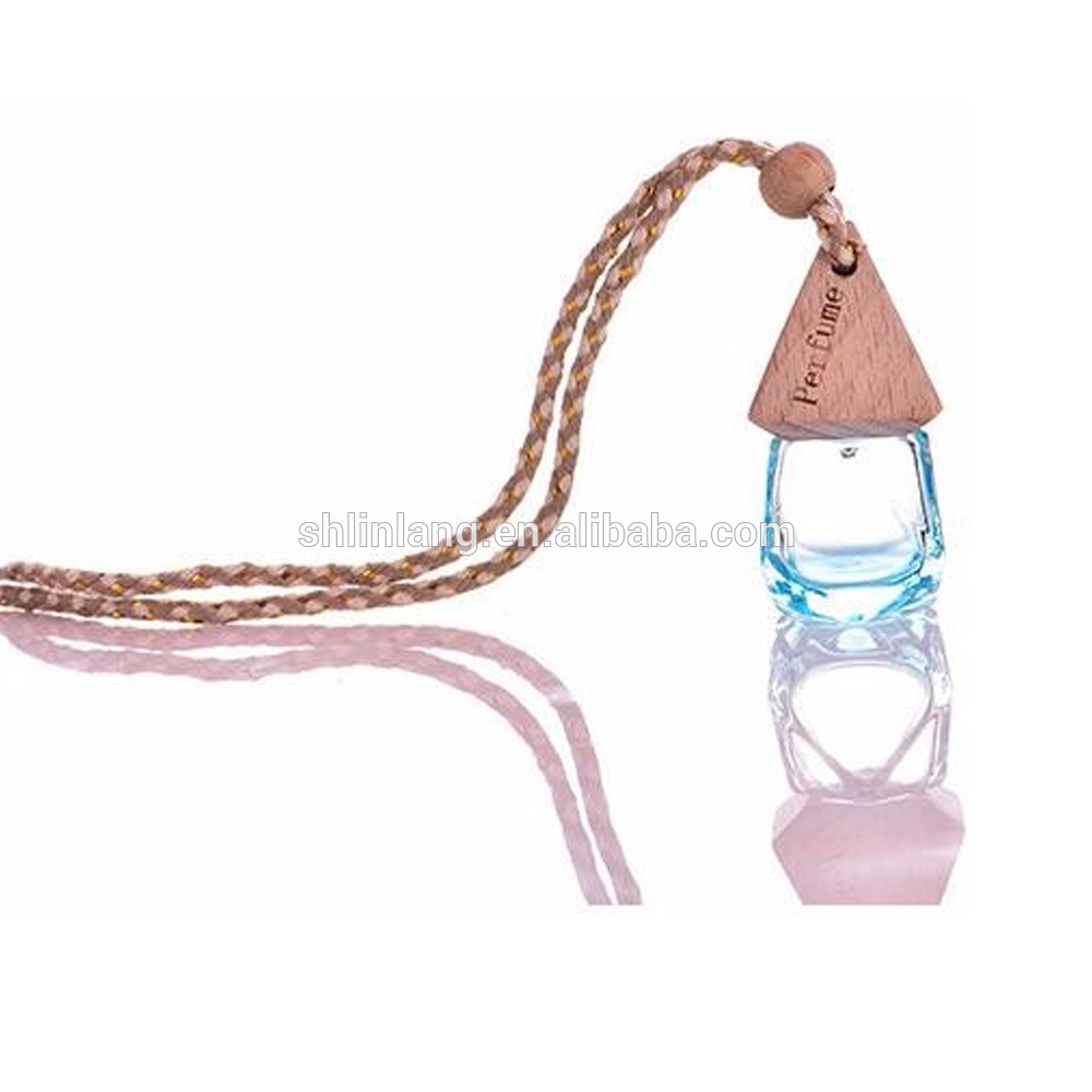 Lowest Price for Ice Bouteille De Vin - shanghai linlang Hanging Car bottle Air Freshener Perfume Fragrance Glass – Linlang
