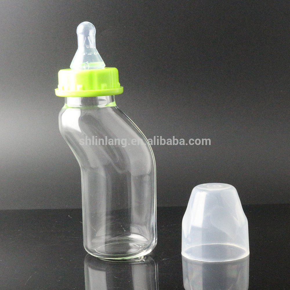 Shanghai Linlang Unique Design Glass Baby Feeding Bottle