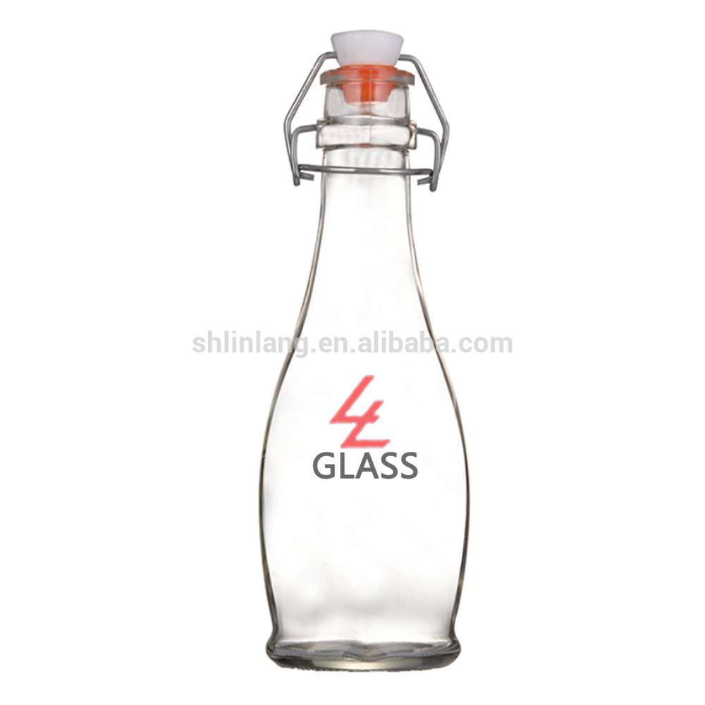 Factory making Smoke Essential Oil Glass Bottle - linlang glass bottle manufacture swing top glass bottle 250ml 500ml 750ml 1L – Linlang