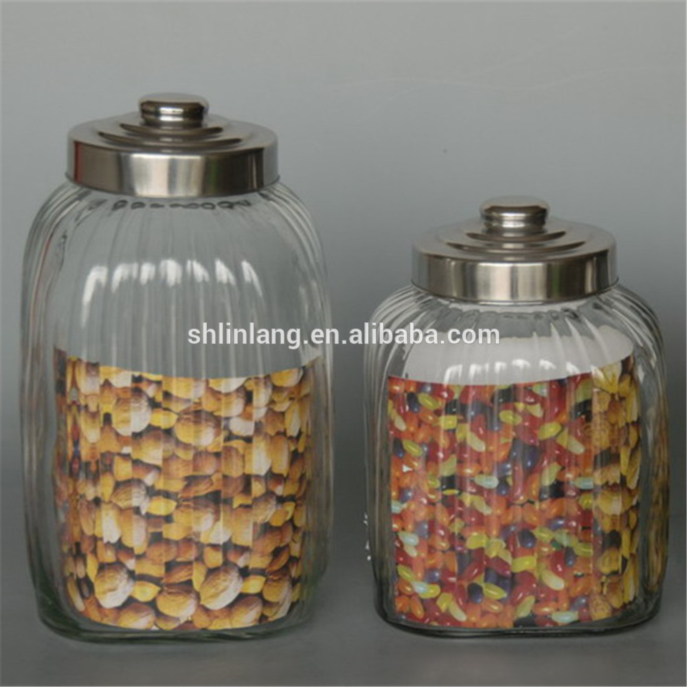 Linlang hot sale glass products storage canisters