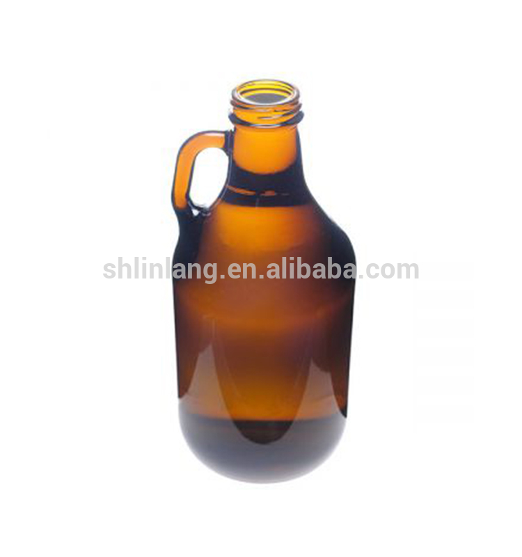 Shanghai Linlang Nagyker 32oz 1L Kapacitás Growler Beer Glass Bottle