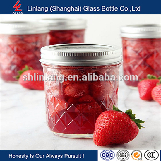 Linlang hot welcomed glass products,4oz mason jar