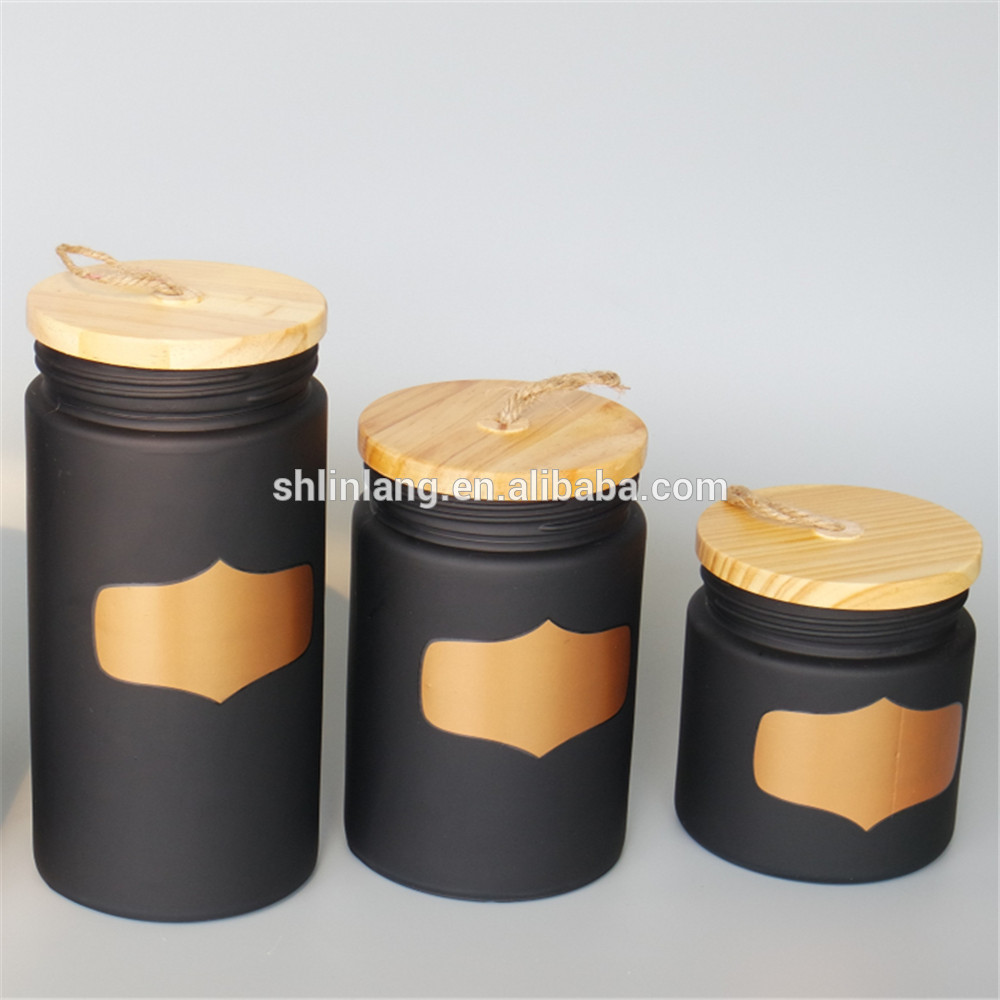 Linlang hot sale glass products glass kitchen canisters