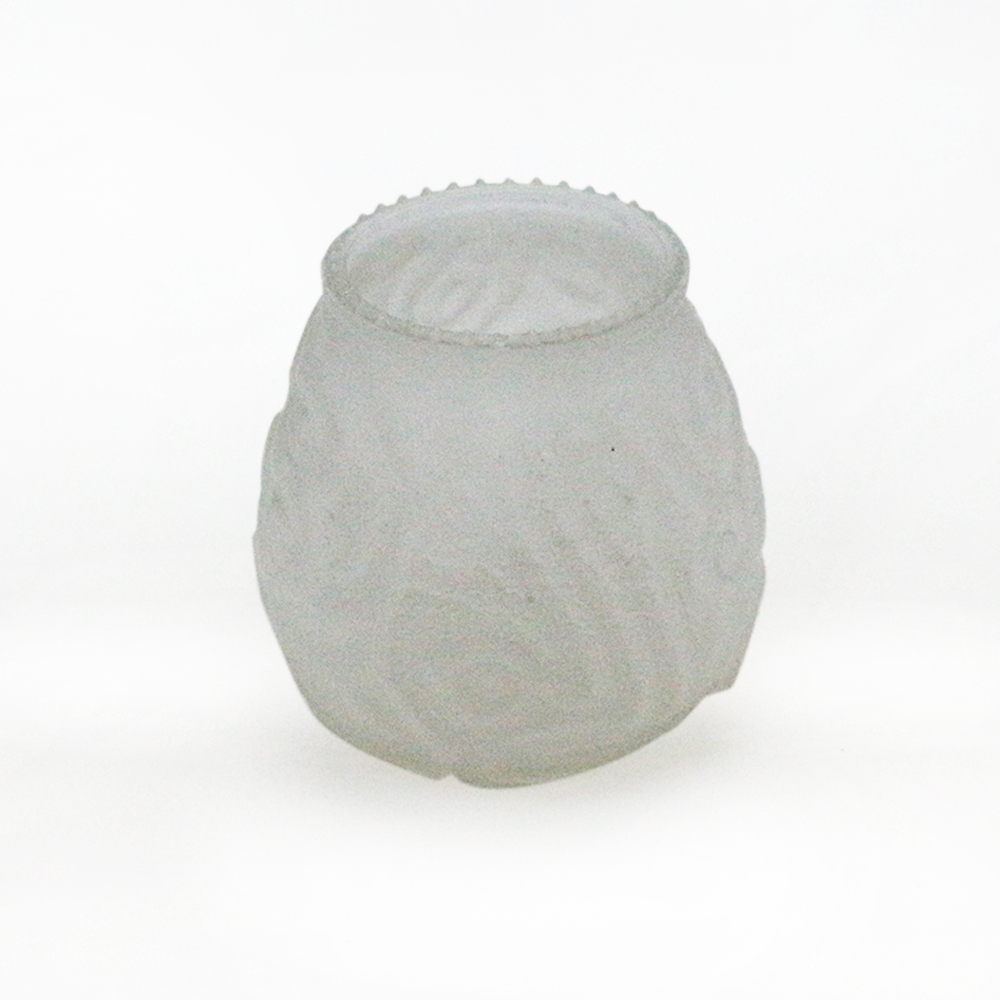 hot selling frosted glass candle holder