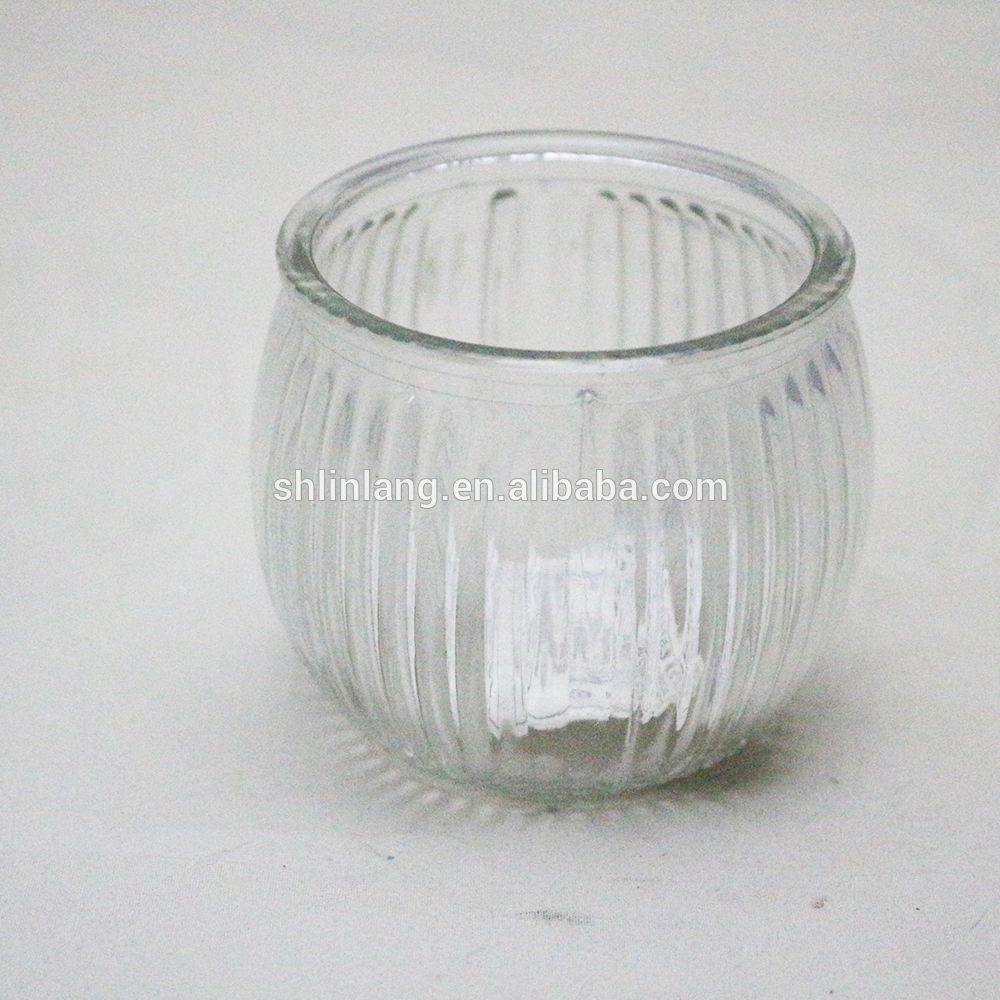 clear glass candle holder glass candle jars