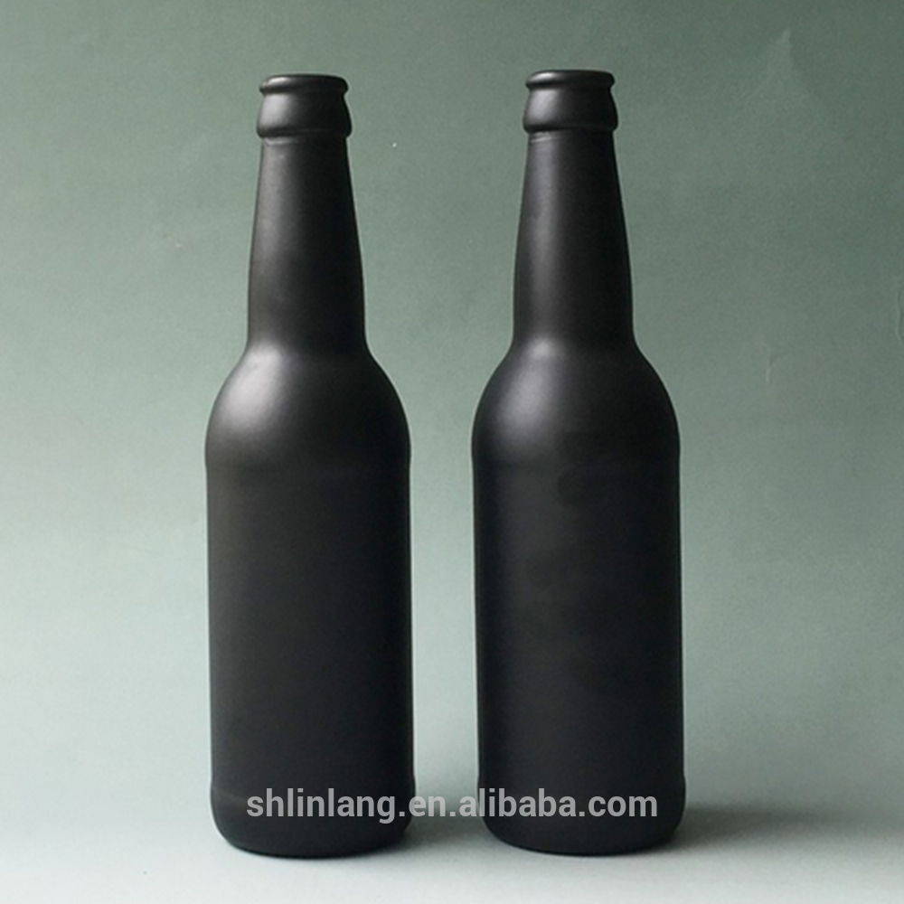 Shanghai linlang Hotsale Health Food Grade black beer bottle