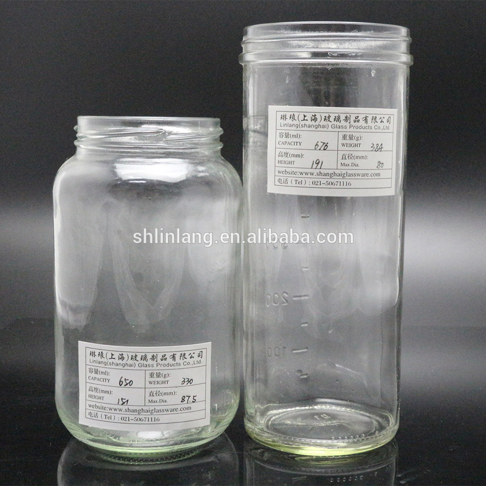 Reasonable price for Flint Boston Round Glass Bottle - Linlang Shanghai Factory Direct sale pickle glass jar – Linlang