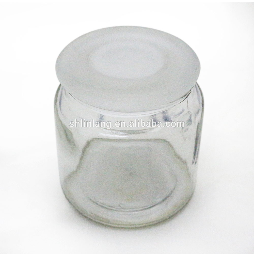 Clear Glass Jars Glass Candle Jars med låg