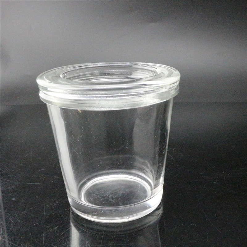 Shanghai Factory Direct sale custom glass jar with lid for maccha sauce 112ml