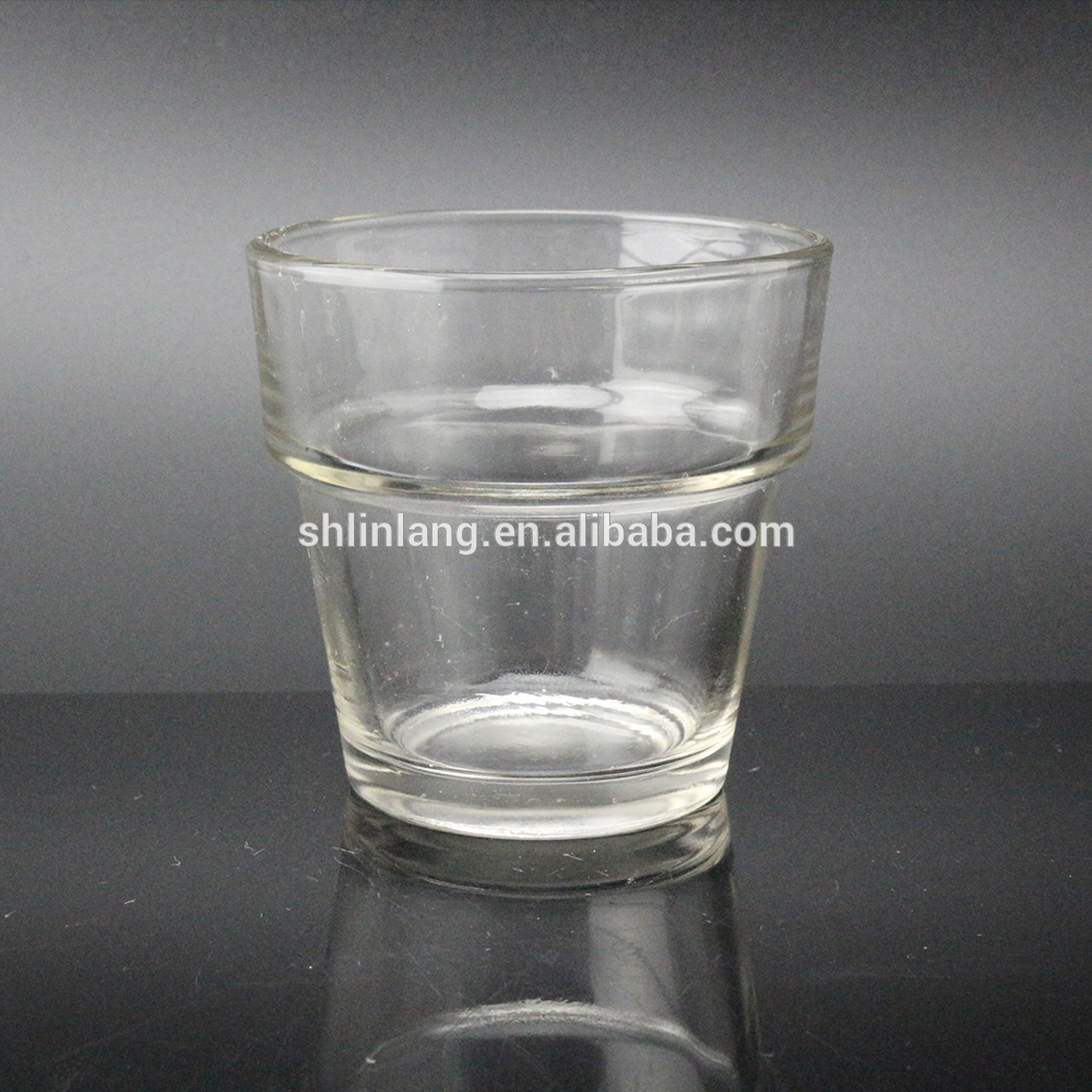 Good Quality Custom Vitamin Bottle - Cone Shape Glass Candle Holder – Linlang