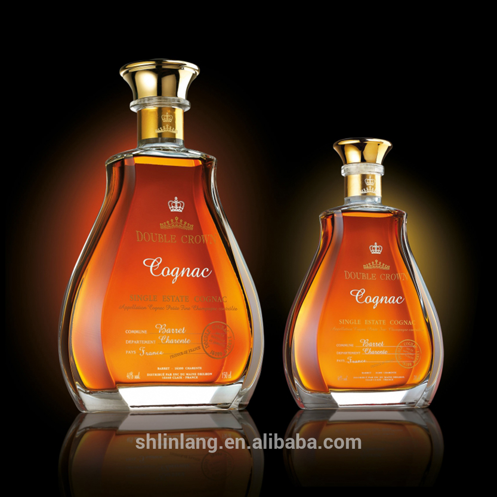 Best-Selling Amber Boston Round Glass Bottle - Shanghai linlang High quality customized Brandy glass bottle – Linlang