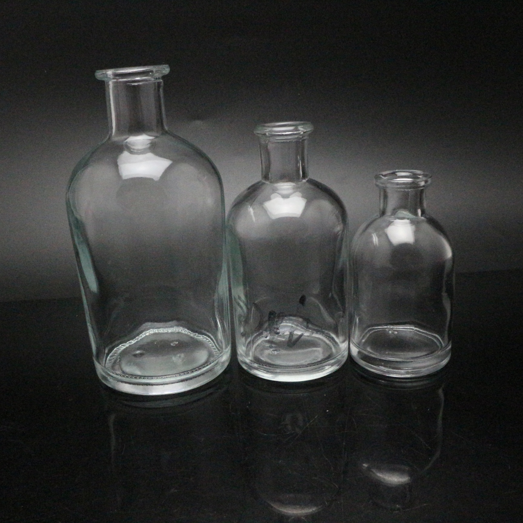 زجاجات الروائح الناشر الزجاج واضحة 100ML مع الفلين الطبيعي