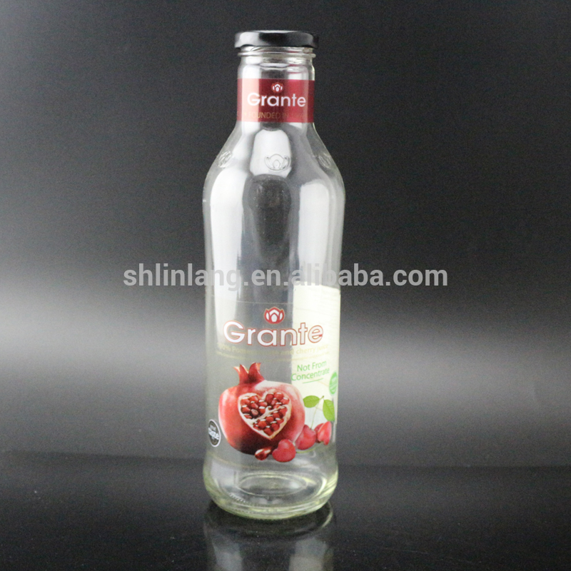 clear glass drinking bottles 750ml