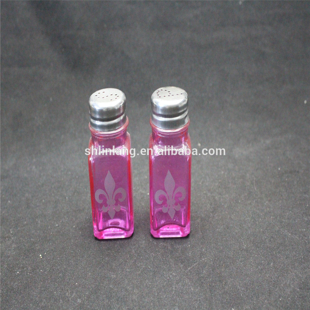 Linlang produse de sticlă primite la cald, set borcan condiment