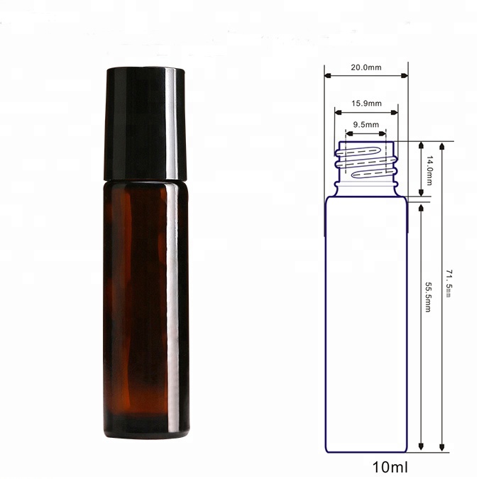 Custom1ml 3ml 4ml 6ml amber 10ml 8ml glass perfume roll on perfume bottle 5ml 50ml 30ml stainless steel plastic roller