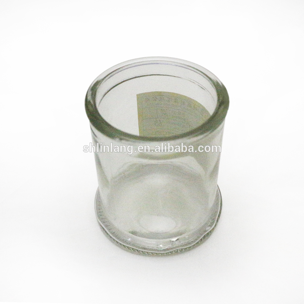 factory direct sell cylindrical clear glass candle holder